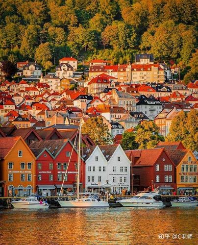 特罗姆瑟密密麻麻的房屋,街道