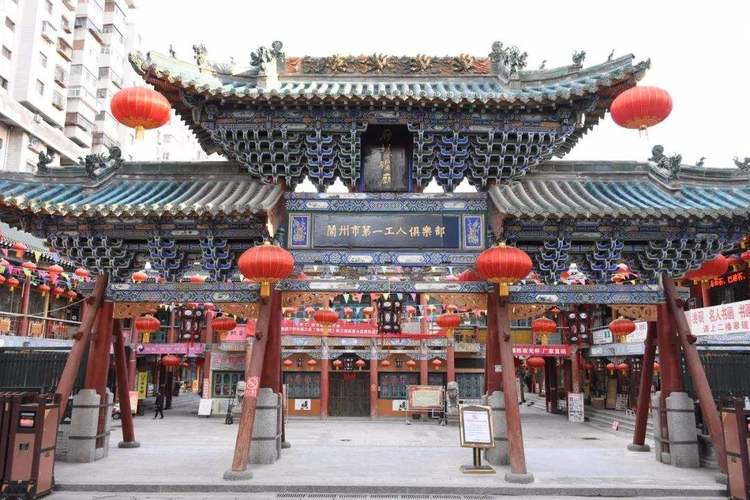 兰州城隍庙旅游景点攻略图