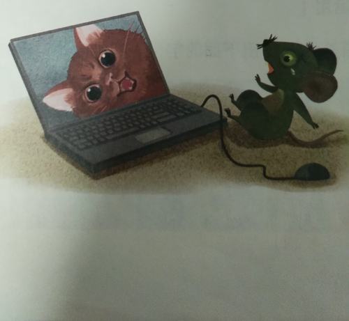 小老鼠玩电脑