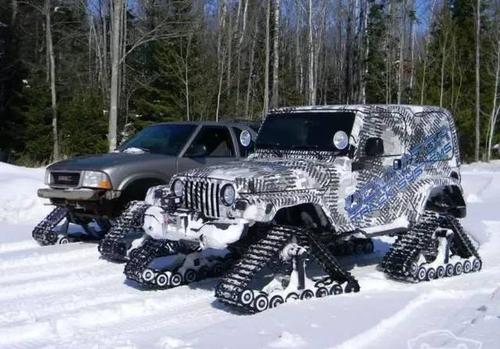 牧马人都弱爆了 看俄罗斯人的履带汽车