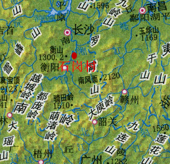 湖南衡东石岗那条山脉是什么山脉