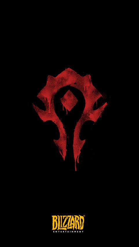 求一张高清的魔兽世界部落的标志最好像这样的做旗子用