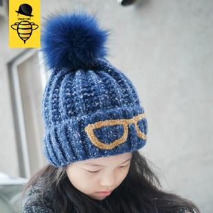 > 产品展示 > 儿童帽子秋冬款 女童宝宝帽子 公主韩版纯手工毛线帽子