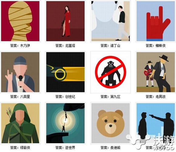 疯狂猜图电影电视三字答案大全