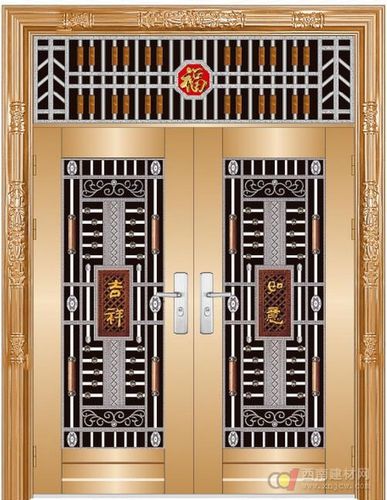 豪华不锈钢双开门|双开不锈钢门