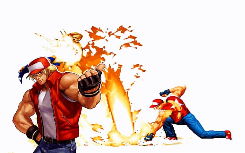 活动作品拳皇98e特瑞空中一顿狂捶猛踢麦卓让我下来行么