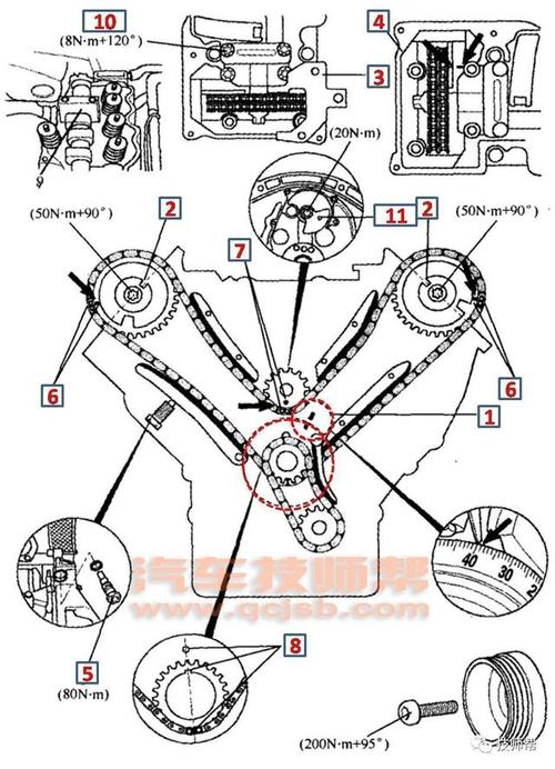 奔驰272发动机正时图解_奔驰272发动机正时图