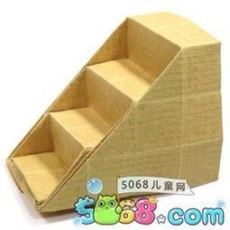 手工楼梯折纸制作方法-在线图片欣赏