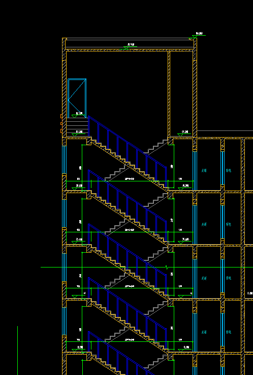 新手请问这种楼梯是怎么定义的啊我定义双跑楼梯出来感觉也不对