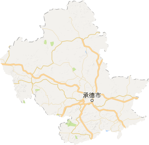 承德市高清电子地图,承德市高清谷歌电子地图