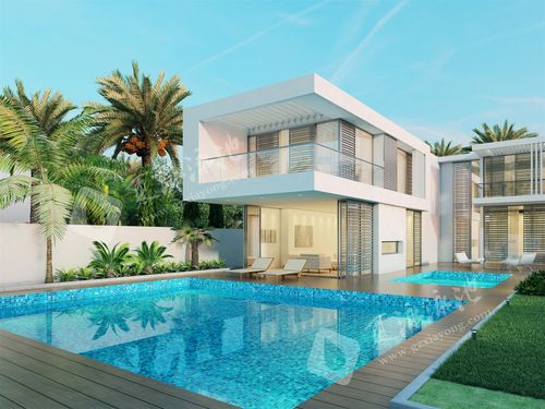 别墅室外游泳池效果展示