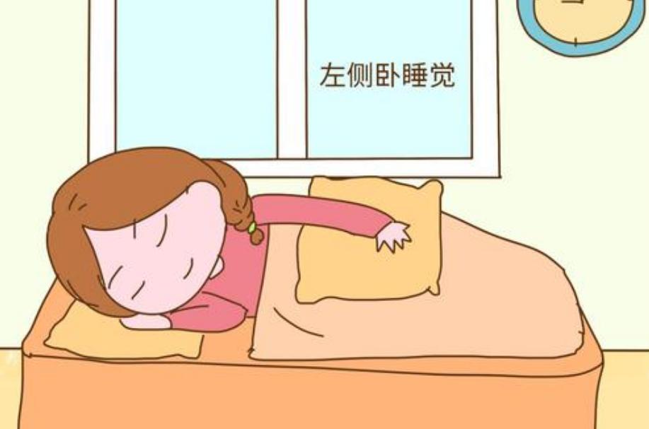 孕妇睡姿正确图解,很多孕妈妈都做错了_子宫