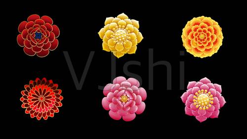 旋转的花朵_3840x2160_高清视频素材下载(编号:)_影视