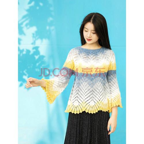 苏苏姐家雀翎育克毛衣diy手工编织衣服钩针毛线团材料