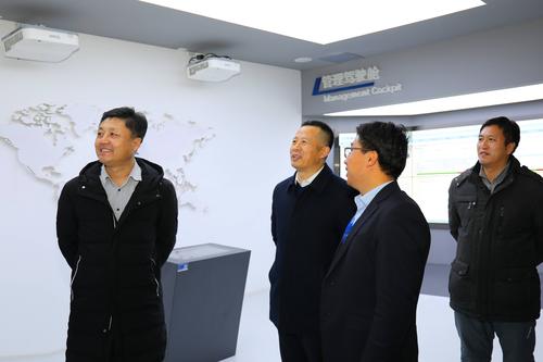 辽宁阜新市新邱区,阜新联通分公司,大唐阜新公司领导莅临指导