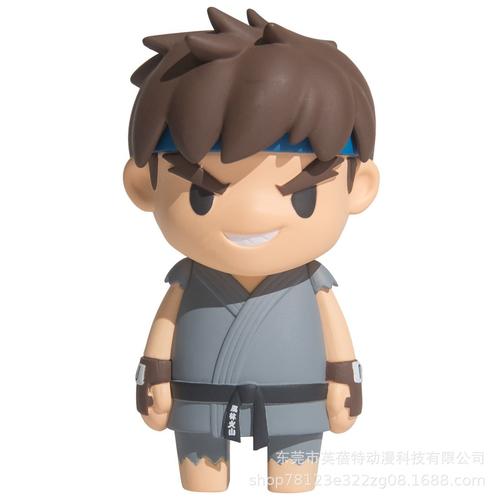 街霸 街头霸王系列 阿龙灰色pvc手办 各类车载玩具 加工定制