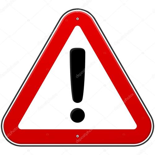 名称:红色感叹号标志