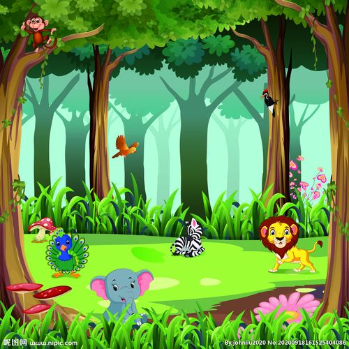 动物森林 卡通图片设计图__风景漫画_动漫动画_设计_.