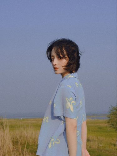 日系短发|夏天少年感短发打理分享 - 女生发型图片