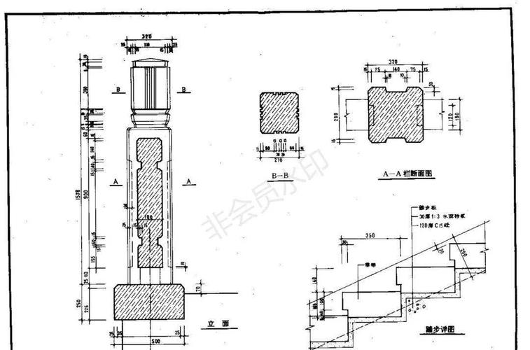 花岗岩护栏安装流程及素材参考!