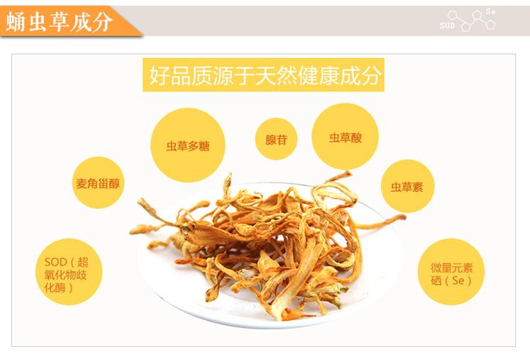 权禄 蛹虫草花茶 北冬虫夏草 养生茶饮 40g