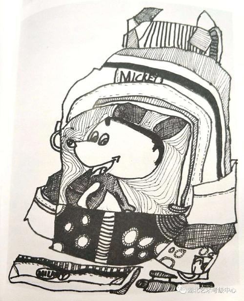 中国美术学院美术考级——速写专业 范例1-5级