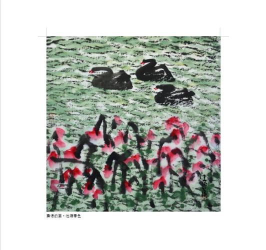 美在自然秦语斗方画作品欣赏