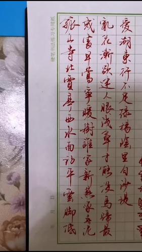 洺渪硬笔手写
