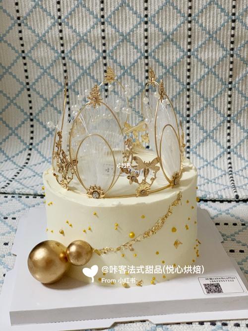 六寸仙女款蛋糕皇冠款蛋糕_蛋糕_仙女_咔客法式甜品自由行热门攻略