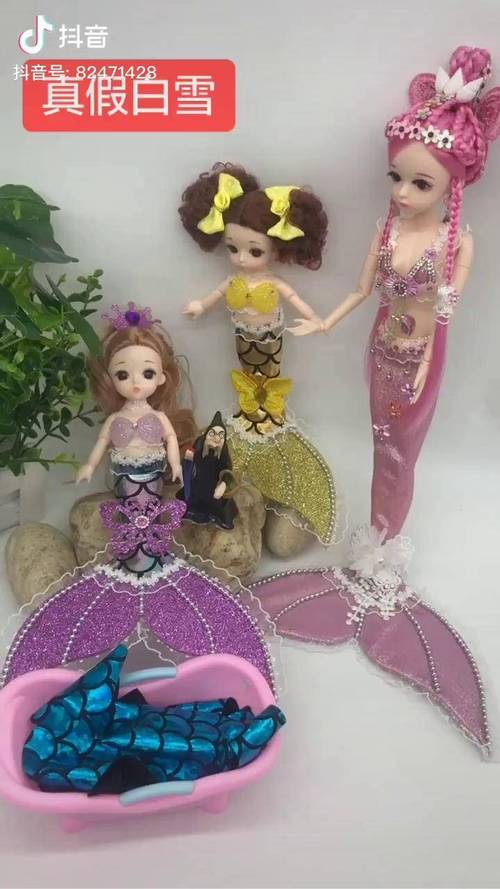 玩具小故事纯手工芭比娃娃制作紫陌手工娃娃芭比娃娃美人鱼感谢抖音