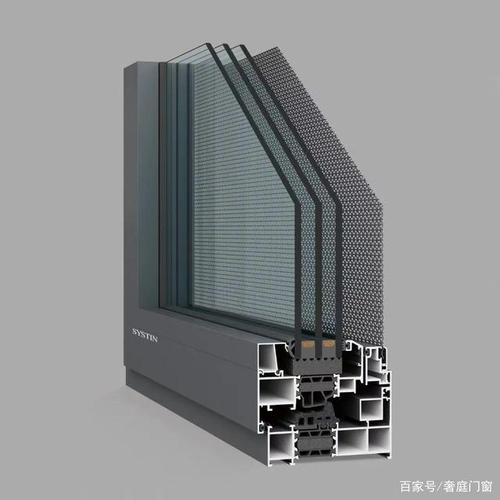 奢庭断桥铝窗户截面样角