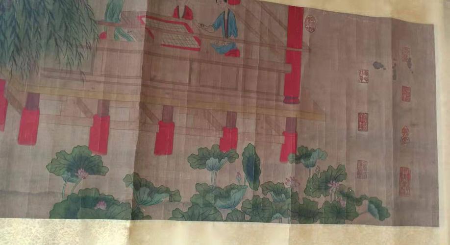 【精品推荐】周昉佳人游春图