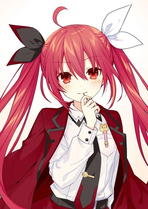 约会大作战:五河琴里的发带成长史,从无发带到黑白发带