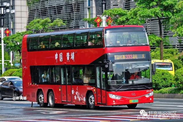 广州新穗的试验车丨安凯纯电双层公交巴士hff6110gs03ev