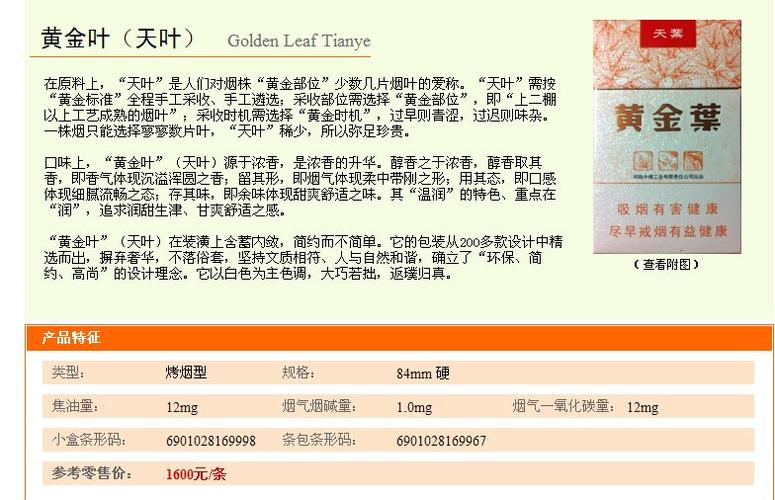 黄金叶,金黄色烟盒那种多少钱一盒?