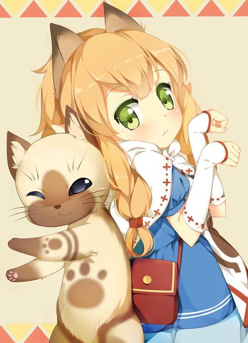 怪物猎人 mhx猫娘 同人图 插画 壁纸 | mhx猫娘 | 半次元-第一中文cos