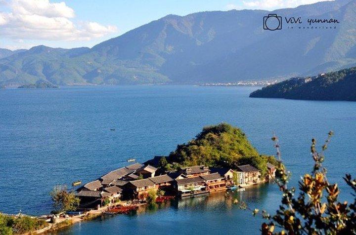 丽江宁蒗泸沽湖里务比岛