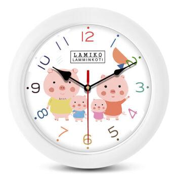 卡通钟表挂钟儿童可爱挂表学生卧室书房静音创意时钟家用钟新型机械表