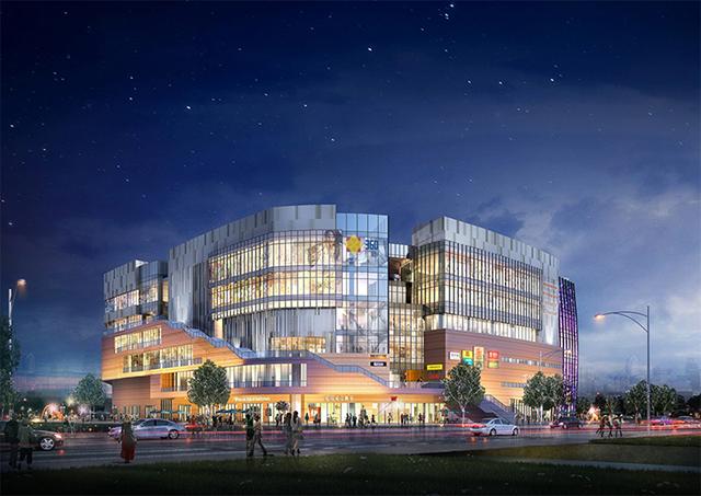 新田360广场上海康桥店购物中心设计恰到好处打造网状交流平台