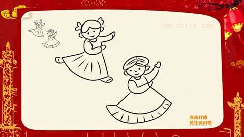 国庆节简笔画怎么画