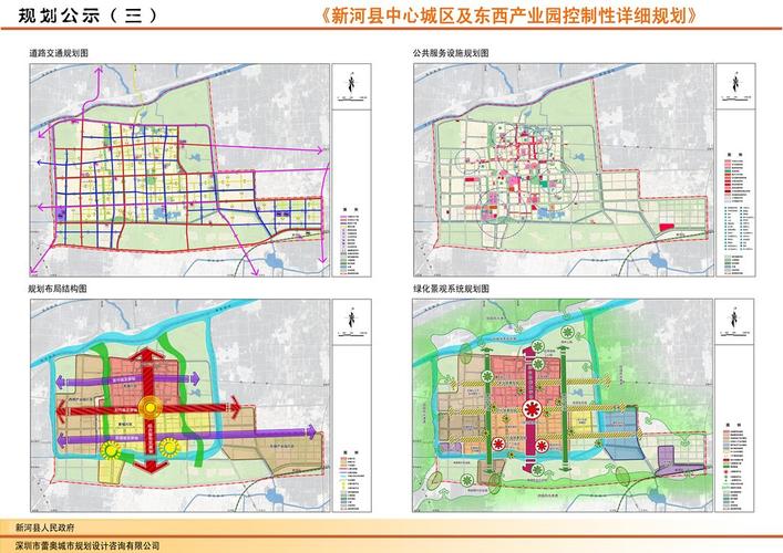 《新河县中心城区及东西产业园控制性详细规划》草案