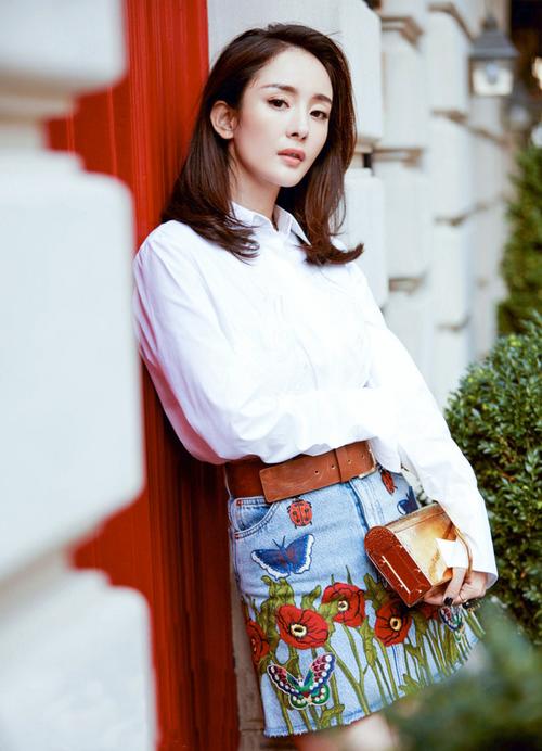 跟着杨幂学穿搭,时尚洋气又减龄