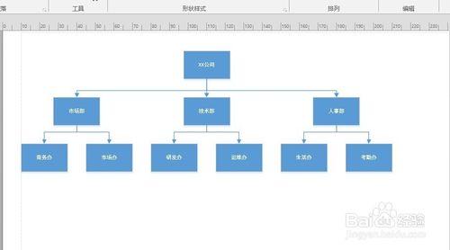 visio制作公司组织架构图-office visio使用技巧