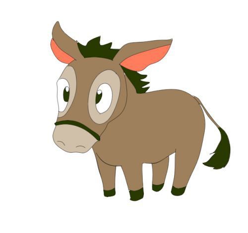 可爱骡子头像