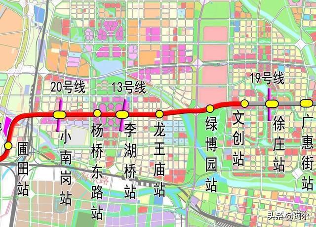 郑州地铁8号线有望东延绿博园拟扩大总面积约4235亩