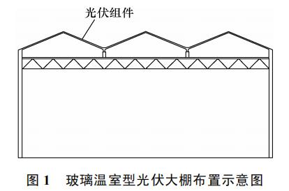 1)玻璃温室型光伏大棚 玻璃温室在观光农业应用较多,结构较为坚固