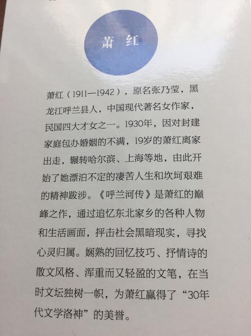孙硕康琦 呼兰河传