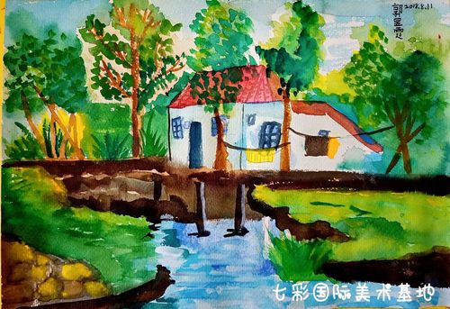水彩风景