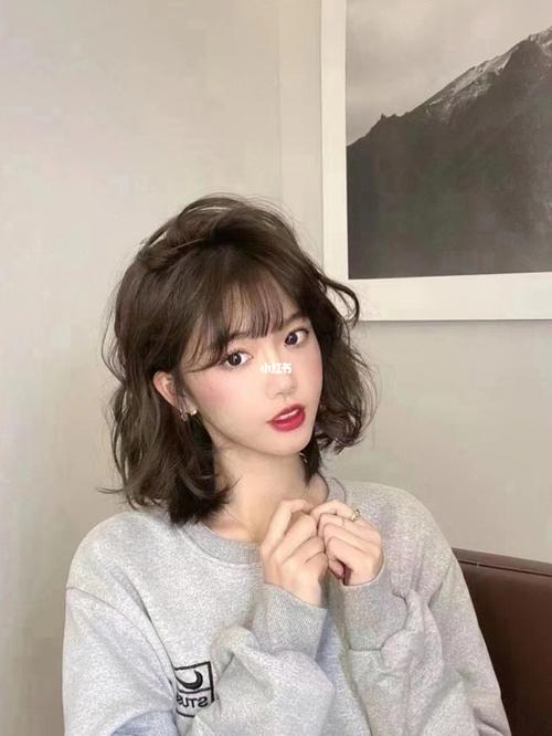 2021发型 女士中发气垫烫 济南烫发_发型_烫发_气垫烫