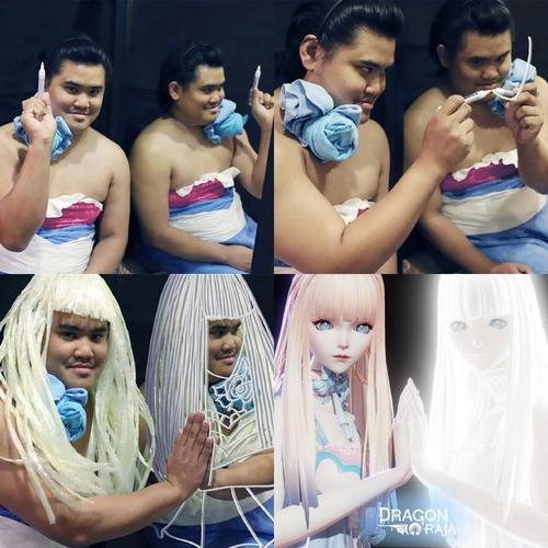 泰国廉价cos小哥最近作品合集:这蒂法我吐了!